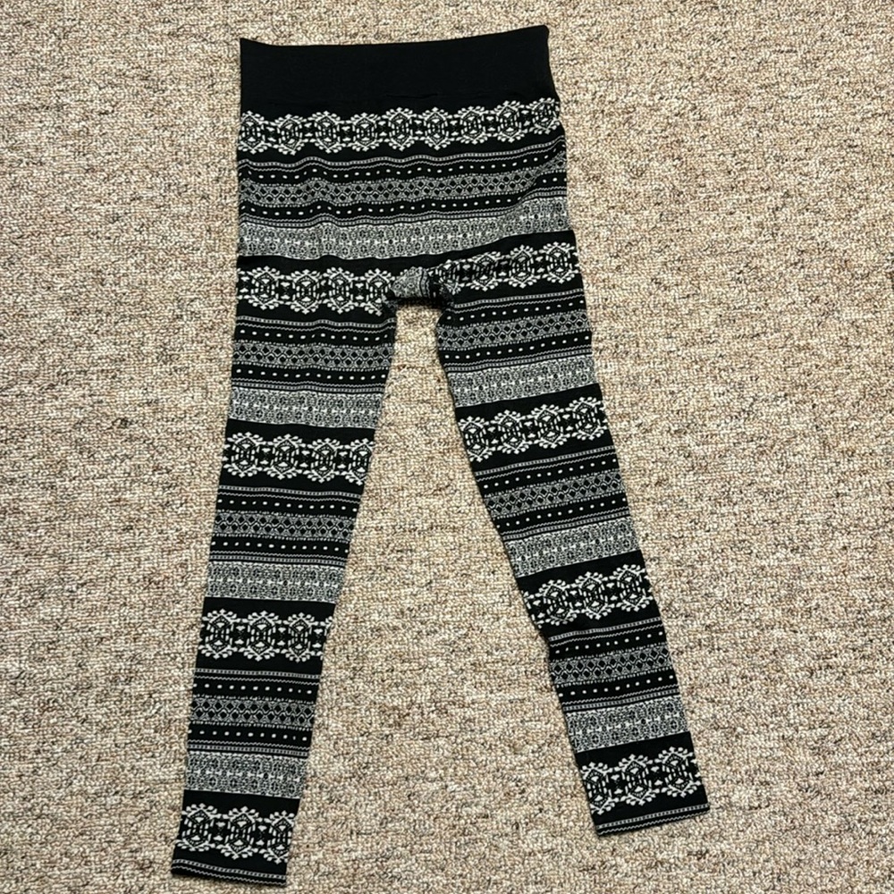 Motherhood Maternity winter fleece lined leggings - Picture 3 of 5